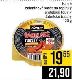 Jip Hamé zeleninová směs na topinky ďábelské toasty nabídka