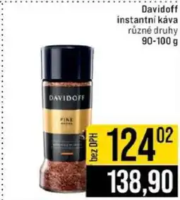Jip Davidoff instantní káva nabídka