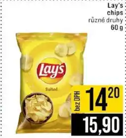 Jip Lay’s chips nabídka