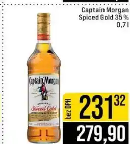 Jip Captain Morgan Spiced Gold 35 % nabídka