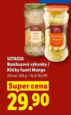 Lidl VITASIA Bambusové výhonky / Klíčky fazolí Mungo nabídka