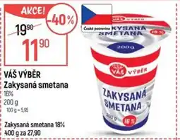 Globus VÁŠ VÝBĚR Zakysaná smetana nabídka
