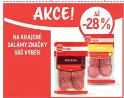 Globus Na krájené salámy značky Váš výběr nabídka