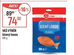 Globus VÁŠ VÝBĚR Uzený losos nabídka