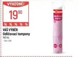 Globus VÁŠ VÝBĚR Odličovací tampony nabídka
