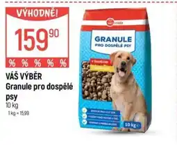 Globus VÁŠ VÝBĚR Granule pro dospělé psy nabídka