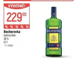 Globus Becherovka nabídka
