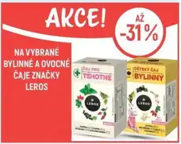Globus Na vybrané bylinné a ovocné čaje značky Leros nabídka