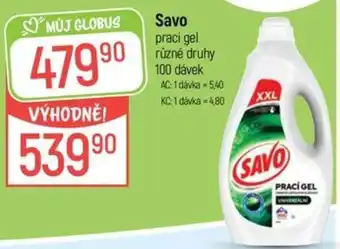 Globus Savo prací gel nabídka