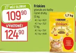 Globus Friskies granule pro kočky nabídka
