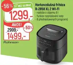 Globus Horkovzdušná fritéza R-2858 XL 2 WI-FI nabídka