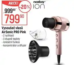 Globus Vysoušeč vlasů AirSonic PRO Pink nabídka