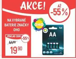 Globus Na vybrané baterie značky OHO nabídka