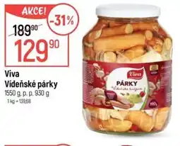 Globus Viva Vídeňské párky nabídka