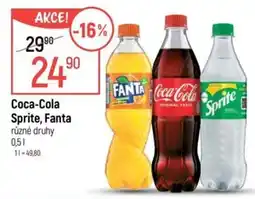 Globus Coca-Cola Sprite, Fanta nabídka