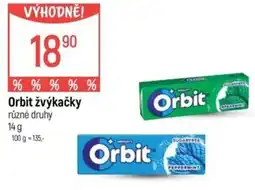 Globus Orbit žvýkačky nabídka