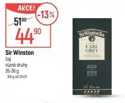 Globus Sir Winston čaj nabídka