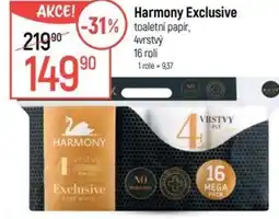 Globus Harmony Exclusive toaletni papir nabídka