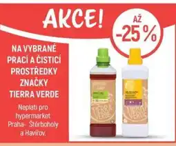 Globus Na vybrané prací a čisticí prostředky značky Tierra verde nabídka