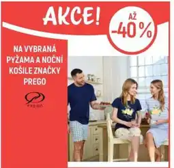 Globus Na vybraná pyžama a noční košile značky Prego nabídka