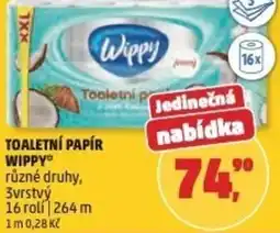 Penny Market Toaletní papír Wippy nabídka