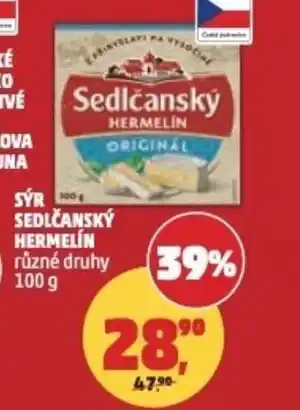 Penny Market Sýr Sedlčanský Hermelín nabídka