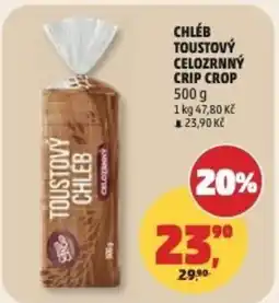 Penny Market Chléb toustový celozrnný Crip Crop nabídka