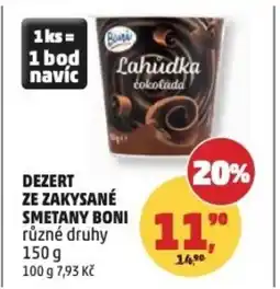 Penny Market Dezert ze zakysané smetany Boni nabídka