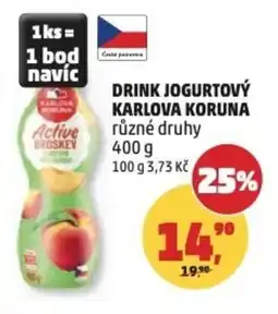 Penny Market Drink jogurtový Karlova Koruna nabídka