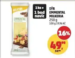 Penny Market Sýr emmental Milkeria nabídka