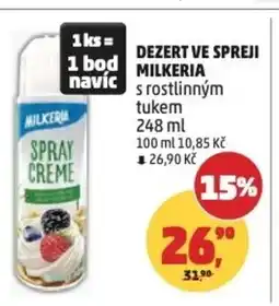 Penny Market Dezert ve spreji Milkeria nabídka