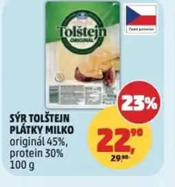 Penny Market Sýr tolštejn plátky milko nabídka