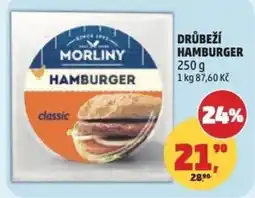 Penny Market MORLINY Drůbeží hamburger nabídka