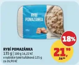 Penny Market Rybi pomazánka nabídka