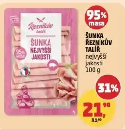 Penny Market Šunka řezníkův talíř nejvyšší jakosti nabídka