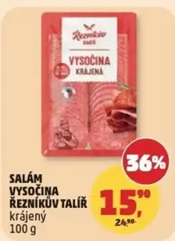 Penny Market Salám vysočina řezníkův talíř krájený nabídka