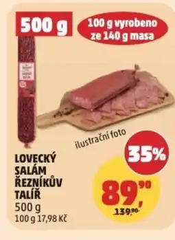 Penny Market Lovecký salám řezníkův talíř nabídka