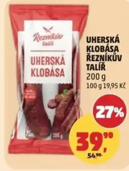 Penny Market Uherská klobása řezníkův talíř nabídka