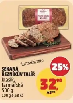 Penny Market Sekaná řezníkův talíř nabídka