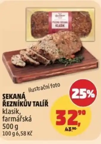 Penny Market Sekaná řezníkův talíř nabídka