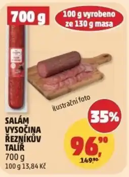 Penny Market Salám vysočina řezníkův talíř nabídka