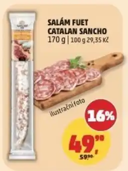 Penny Market Salam fuet catalan sancho nabídka