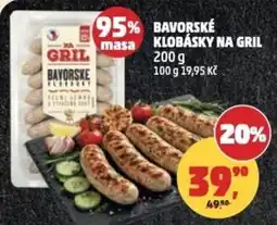 Penny Market Bavorské klobásky na gril nabídka