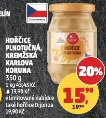 Penny Market Hořčice plnotučná, kremžská karlova koruna nabídka