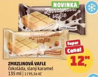 Penny Market Zmrzlinová vafle čokoláda, slaný karamel nabídka