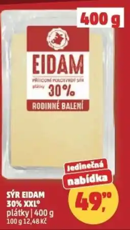 Penny Market Sýr eidam 30% xxl plátky nabídka