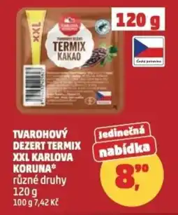 Penny Market Tvarohový dezert termix xxl karlova koruna nabídka