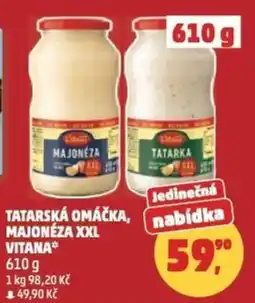 Penny Market Tatarská omáčka, majonéza xxl VITANA nabídka