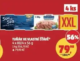 Penny Market Tuňák ve vlastní šťávě nabídka