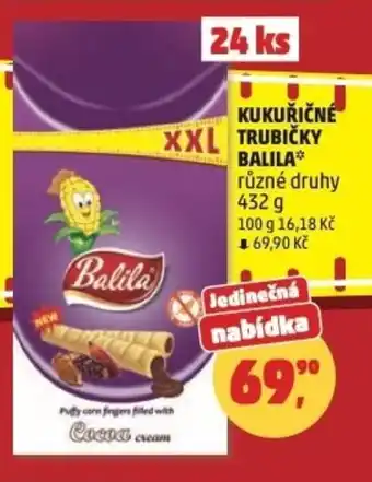Penny Market Kukuřičné trubičky BALILA nabídka